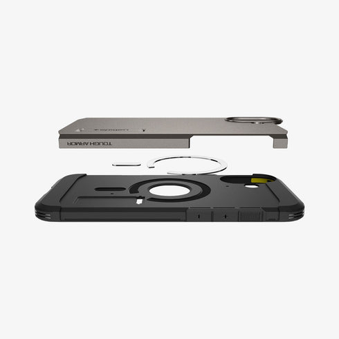 כיסוי Spigen לאייפון 16 מסדרה Tough Armor AI (MagFit)